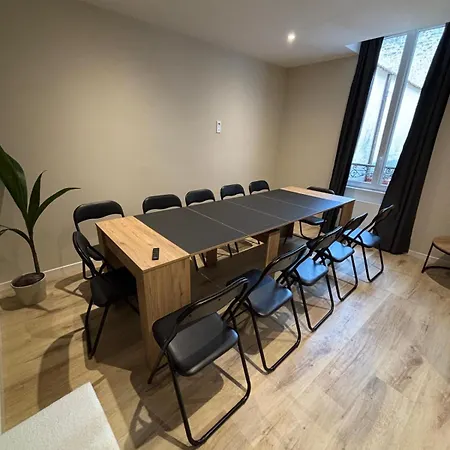 Maison De Standing Au Centre De 7 Avec 7 Salles De Bain, Sauna, Cour Privee 아파트 랭스